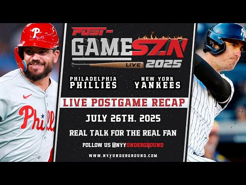 🎥 Phillies vs. Yankees – Recap and Highlights (7/26/25) #postgame #
