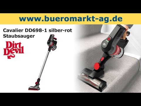 Dirt-Devil Cavalier DD698-1 silber-rot Staubsauger