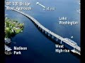 SR 520 Floating Bridge - Simulated failure by earthquake