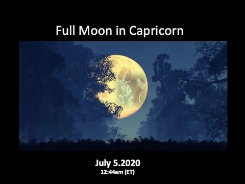 Full Moon in Capricorn | Temple of the Cosmic Spheres