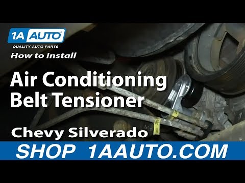 How To Install replace Air Conditioning Belt Tensioner 2000-06 Chevy Silverado Suburban