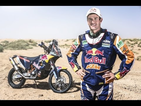 RED - For more moto visit http://win.gs/1exDN2F Marc Coma of Red Bull KTM Factory Team preparing for Dakar 2014. ...