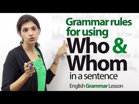 how to use the word whom