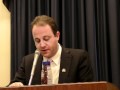 Rep. Jared Polis discusses vegetarianism at Capitol Hill press conference