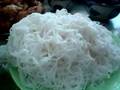 Eating lunch of Bun Cha in Hanoi Vietnam