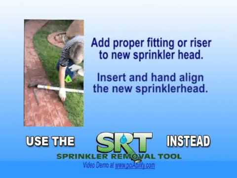 how to remove a sprinkler rqt