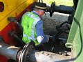 ZLSM Museum railroad worker coupling the train
