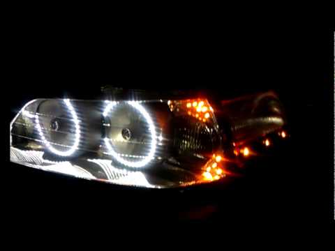 Angel Eyes and LED Lincoln Town Car Headlight