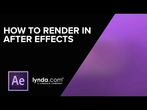 Rendering with Adobe Media Encoder | After Effects | lynda.com
