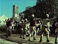 Skenderbeu dhe Trimat Shqiptar duke vallezuar