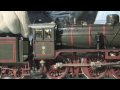 Live Steam engine. Train. Модель паровоза на настоящем пару. HD