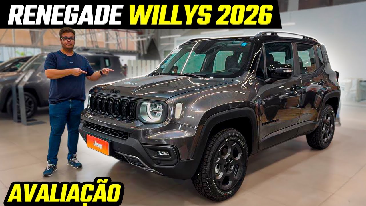 Novo Jeep Renegade Willys 2026 Em Detalhes