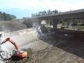 Abriss Unterführung A8 Flachter Loch