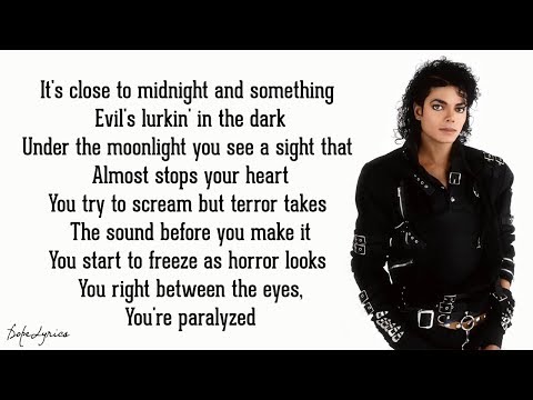 Thriller - Michael Jackson (Lyrics)