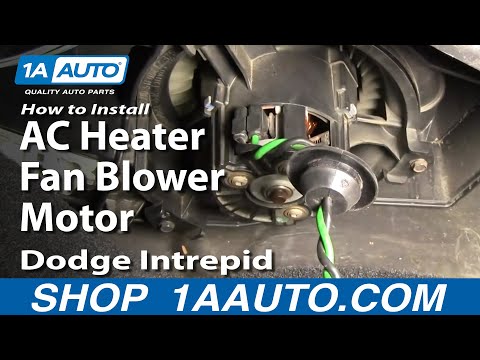 How To Install Repair Replace AC Heater Fan Blower Motor Dodge Intrepid 98-04 1AAuto.com