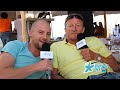 Lucky Life TV interviews chef Andy Holland at La Plage, Ibiza