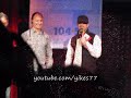 NKOTB - Donnie @ Chum FM Xmas Wish breakfast 12.11.09