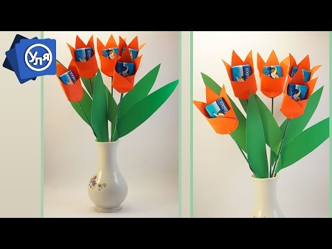Детские поделки из бумаги на 8 март Детские поделки из бумаги на 8 март