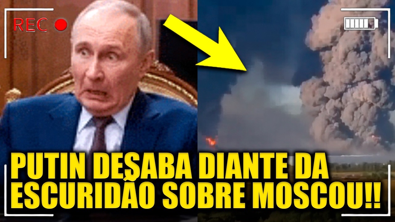 Putin SURTA APAVORADO com céu preto sobre TODA MOSCOU!!!