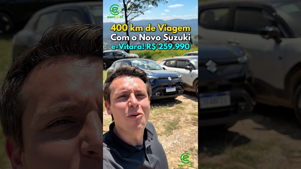 400 km de Viagem Com o Novo Suzuki e-Vitara! R$ 259.990⚡