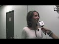 optant pour la puret� dans son style, alexia laroche joubert garde la t�te pleine pour le grand concours des animateurs. elle choisit donc une tenue enti�rem...