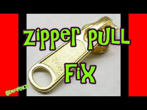 how to fix broken zipper