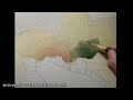 Watercolor by Joseph Chiang - Lightened Distant Buildings Watercolor by Joseph Chiang - Lightened Distant Buildings