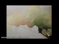 Watercolor by Joseph Chiang - Lightened Distant Buildings