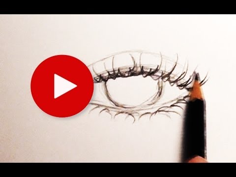 how to draw eyelashes step by step