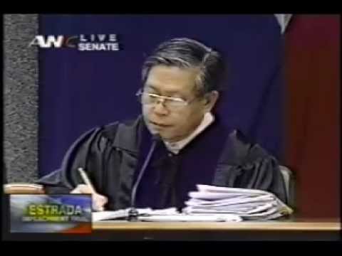 impeachment trial - Moments in History, January 16, 2011 Assisting Counsel of the House Panel of Prosecutors for the Impeachmen Trial of Pres. Joseph Estrada.