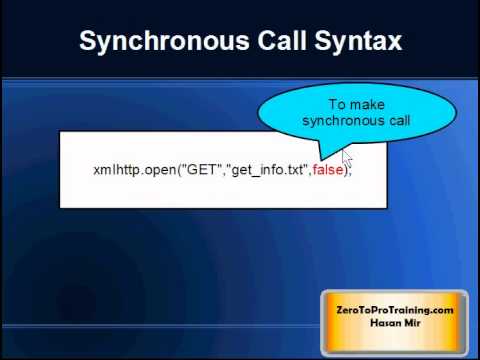 how to make sync ajax call