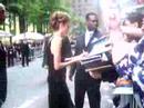 Angelina Jolie Signs for her fans...