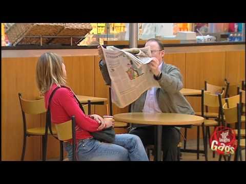 Crazy Newspaper Man