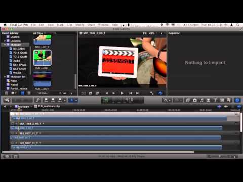 how to sync fcpx