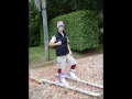 X-treme pavement skiing