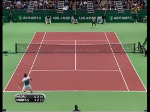 Rafael Nadal y Gael Monfils Atp Rotterdam 2009 