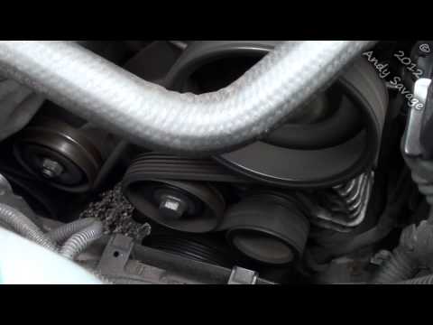 how to change auxiliary belt mk4 golf