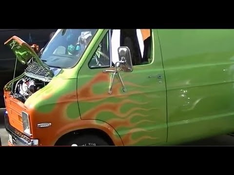 vans - If you love classic custom vans, check out these vans I saw at a car show. It's the first time I've ever seen a custom classic van section at a car show. The...