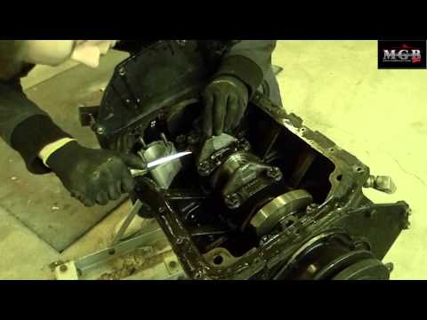 how to remove mgb engine