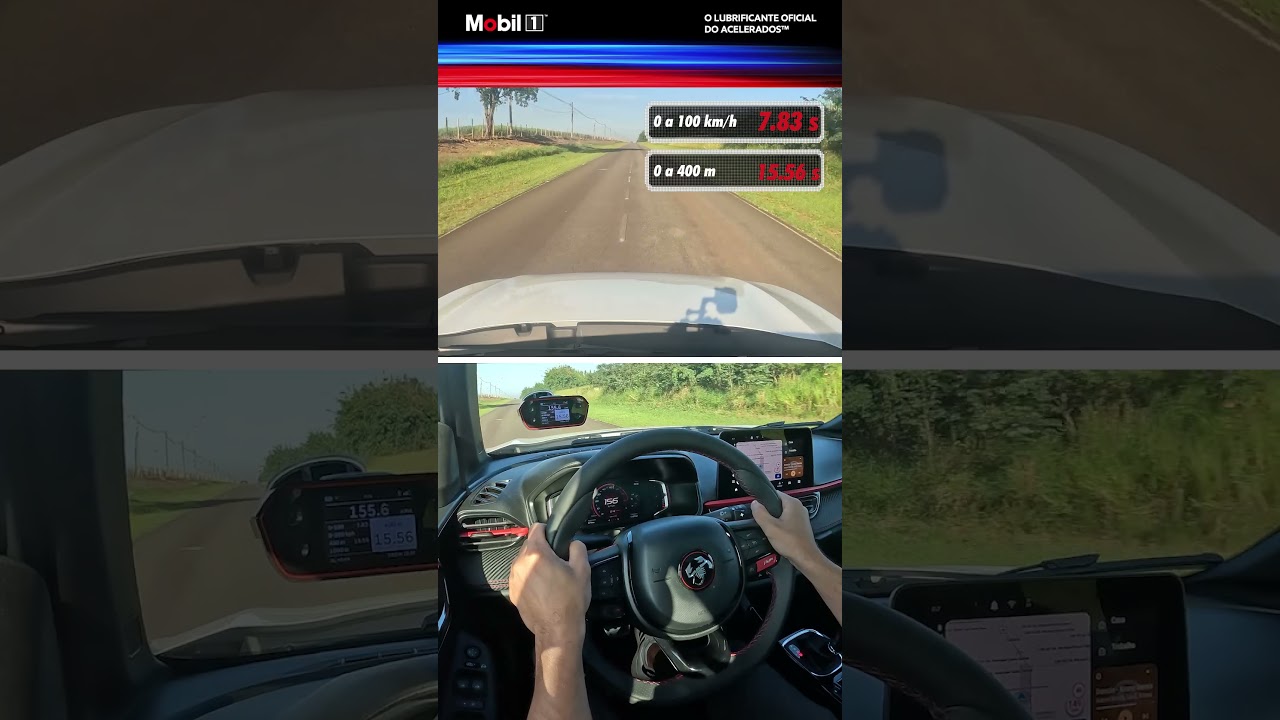 0 A 100 KM/H, 0 A 400 METROS E 0 A 1000 METROS COM O PULSE ABARTH! 😯🚗🏁