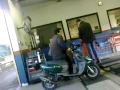 Aprilia Sonic provato sui rulli insieme al vigile !