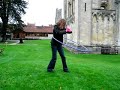 Jenna and her Hula-Hoop.