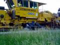 De ballastprofileermachine in actie