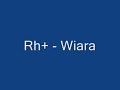 Rh+ - Wiara Rh+ - Wiara