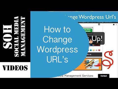 how to change wordpress url
