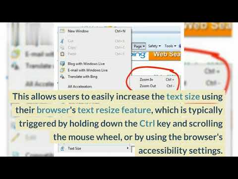 How to implement WCAG 2.1 Success Criteria 1.4.4 Resize text in code with examples