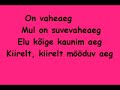 Dancelovers feat Kairi Őigemeel - Suvevaheaeg ( Lyrics ) Dancelovers feat Kairi Őigemeel - Suvevaheaeg ( Lyrics )
