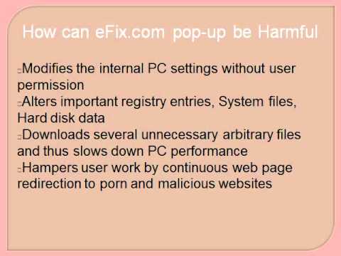 how to remove efix