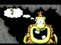 the second cinematic that plays in trog for the nes. this cinematic plays after completing the second bonus level of the game.