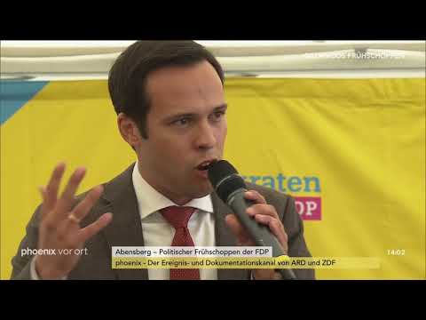 Martin Hagen beim politischen Frhschoppen der FDP  ...